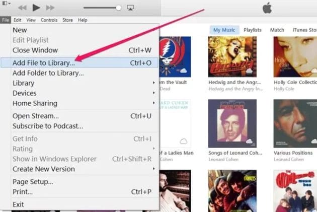 iTunes-add-mp3-files