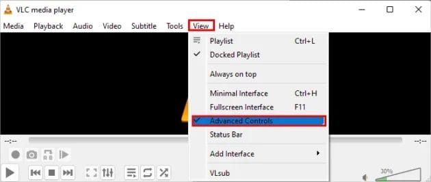 vlc-advanced-controls