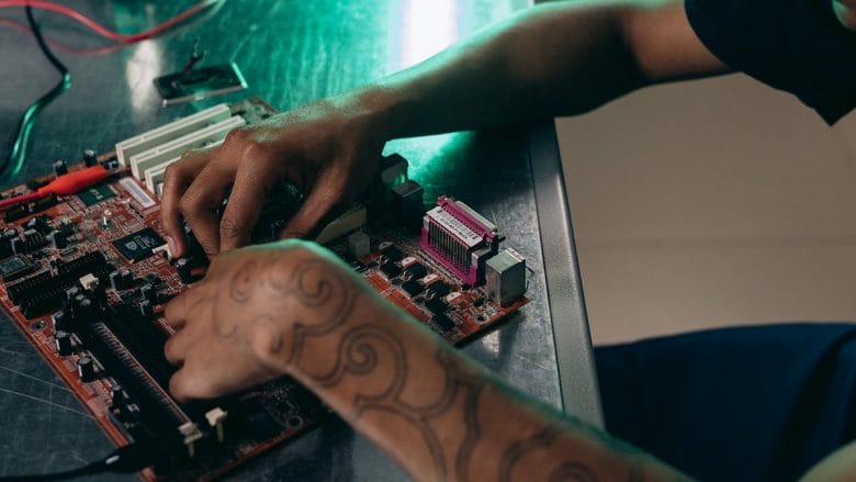 Assembling-Computer-Hardware-Microchip-Technology