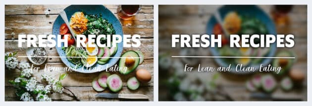 Perspective-blur-in-image-visual-effect