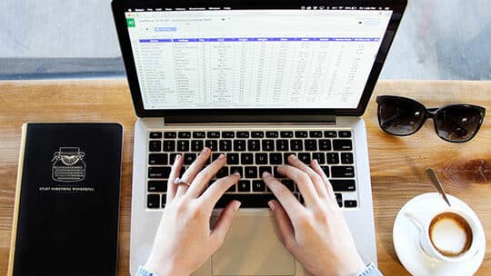 Ways to process your company data - Using spreadsheet programs