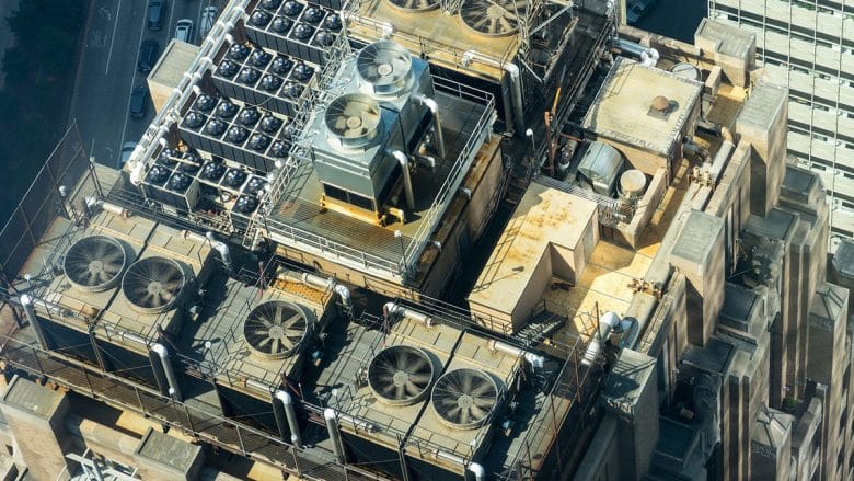 Air-Conditioner-Buildings-Business-HVAC-Industrial-Machine-Outdoors