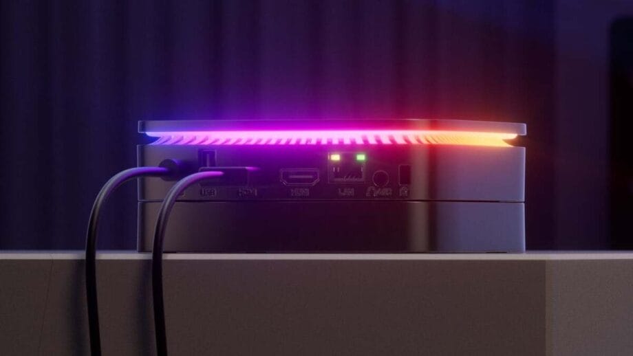 ACEMAGIC AK1 PLUS Mini PC RGB LED Light.