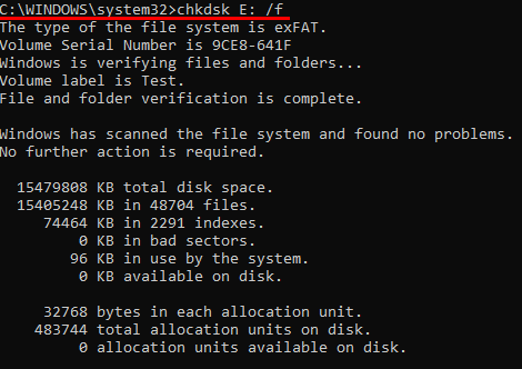 Use CMD to Recover Deleted Files from USB Drive - screenshot 1.
