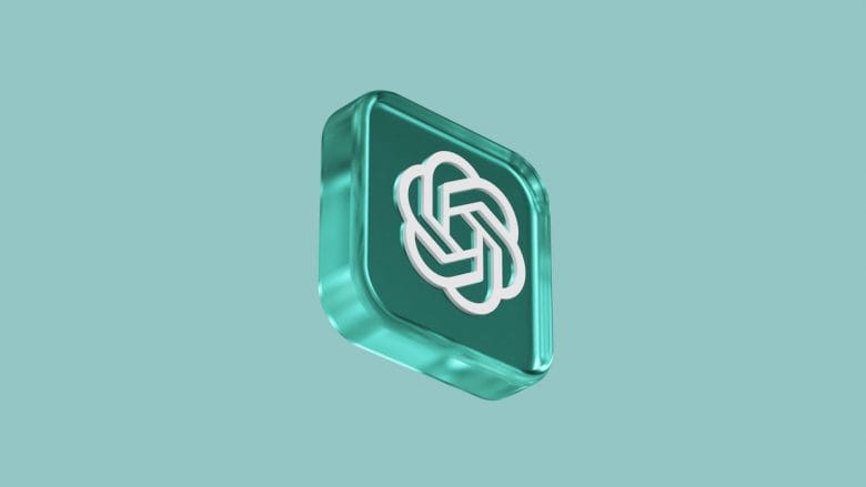 3d rendering of a teal app icon with a white intertwined loop design on a matching teal background. the icon has a subtle shiny effect, suggesting a sleek, modern look.