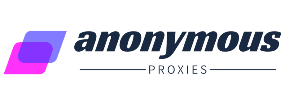 Logo of Anonymous Proxies with two overlapping geometric shapes on the left and the text Anonymous Proxies in bold.