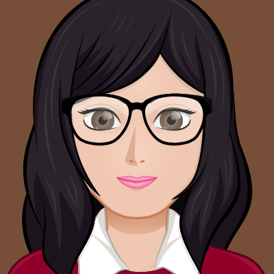 Cartoon avatar of Anna Hester with long black hair, glasses, and a red sweater over a white collared shirt, on a brown background. Cartoon avatar of Anna Hester with long black hair, glasses, and a red sweater over a white collared shirt, on a brown background.