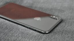space gray iPhone