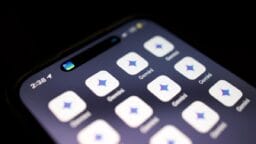 A smartphone screen displays multiple app icons labeled Gemini with a blue and white star logo, shown at 2:38.