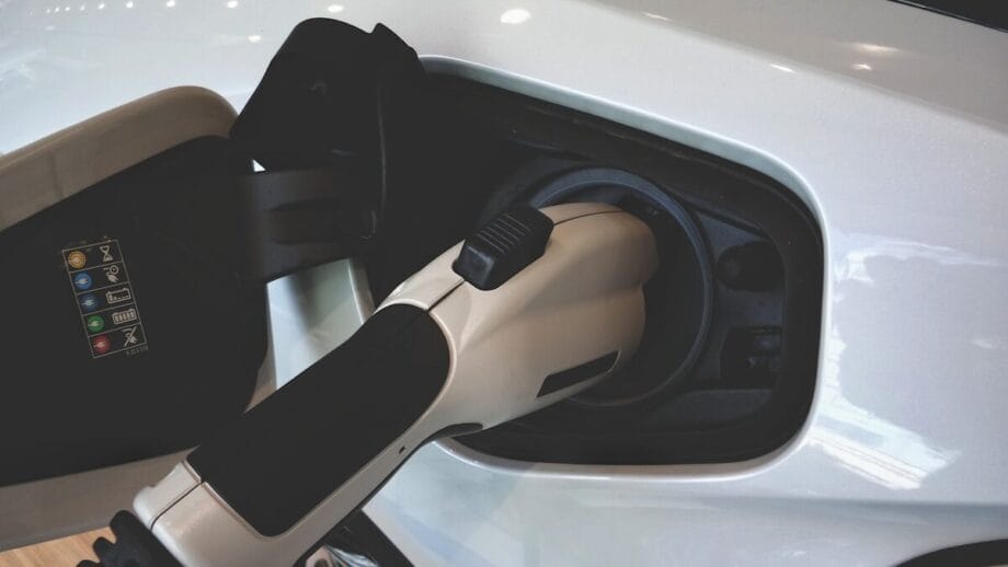 black and white car door