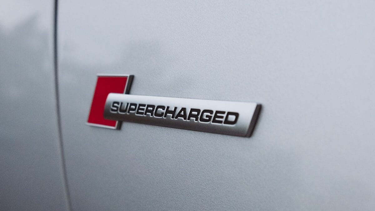 Supercharged sticker