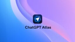Chatgpt atlas app icon on abstract background