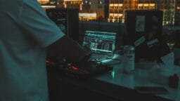 a person using a laptop