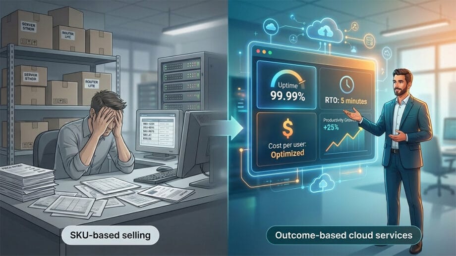 Shifting from SKU price sheets to outcome-based cloud services is the first step to a more profitable cloud practice.