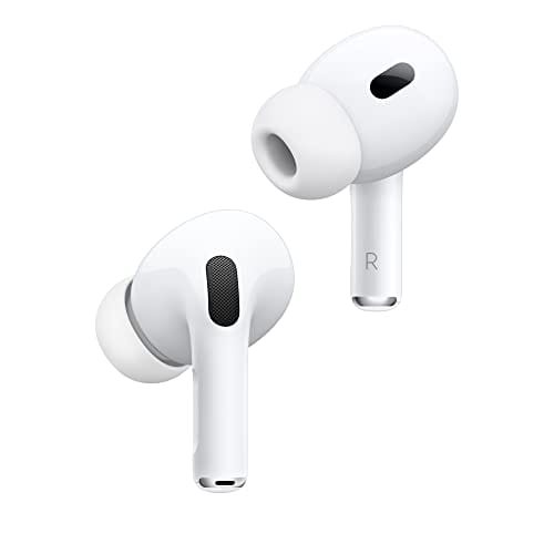 Forced to wrong size: 250x250, natural is 500x500! Apple AirPods Pro 2 Wireless Earbuds, Active Noise Cancellation, Hearing Aid Feature, Bluetooth Headphones, Transparency, Personalized Spatial Audio, High-Fidelity Sound, H2 Chip, USB-C Charging