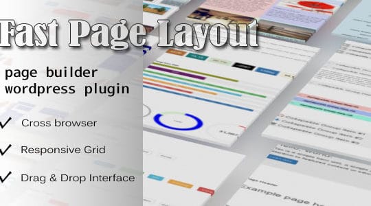 Fast Page Layout - WordPress Page Builder