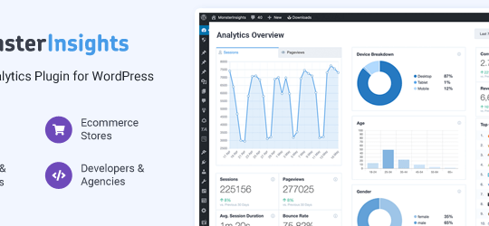 Google Analytics Dashboard Plugin for WordPress by MonsterInsights